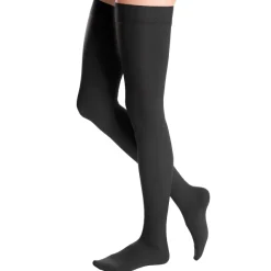Duomed Advantage Soft Opaque Thigh Highs w/Beaded Band 30-40 mmHg