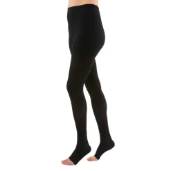 Duomed Advantage Soft Opaque Open Toe Pantyhose 15-20 mmHg
