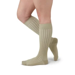 Duomed Soft Stripe Compression Knee High Sock 15-20 mmHg