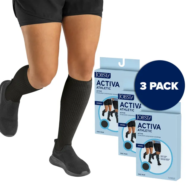 Jobst ACTIVA Athletic Compression Socks 20-30 mmHg 3-Pack