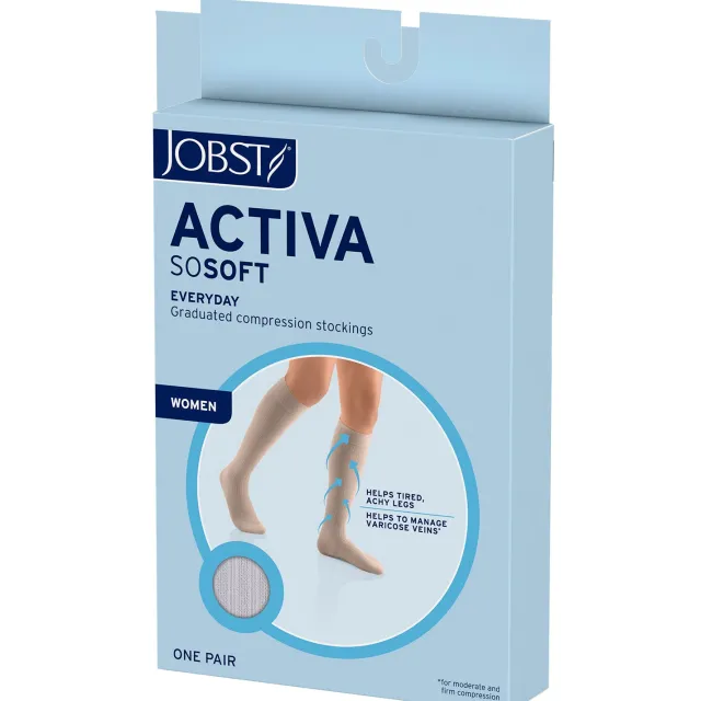 Jobst ACTIVA SoSoft Compression Socks Brocade 8-15 mmHg