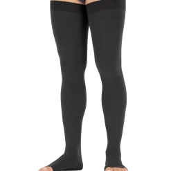 Jobst for Men Open Toe Thigh Highs w/Dot Band 20-30 mmHg