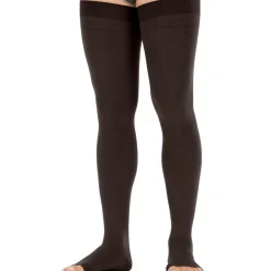 Jobst for Men Open Toe Thigh Highs w/Dot Band 20-30 mmHg