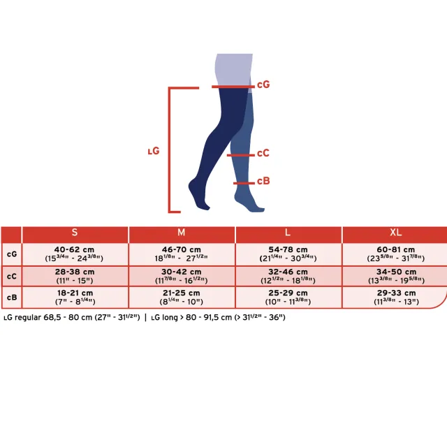 Jobst for Men Thigh Highs w/Dot Band 30-40 mmHg