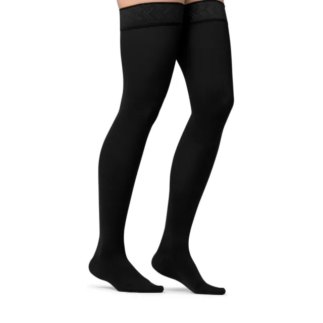 Jobst Opaque Maternity Thigh Highs w/Top Band 15-20 mmHg