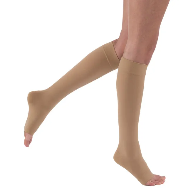 Jobst Relief Open Toe Knee Highs w/Silicone Band 20-30 mmHg