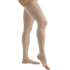 Jobst Relief Open Toe Thigh Highs w/Silicone Dot Band 20-30 mmHg