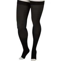 Juzo 4410 Basic Open Toe Thigh Highs w/Silicone Band 15-20 mmHg