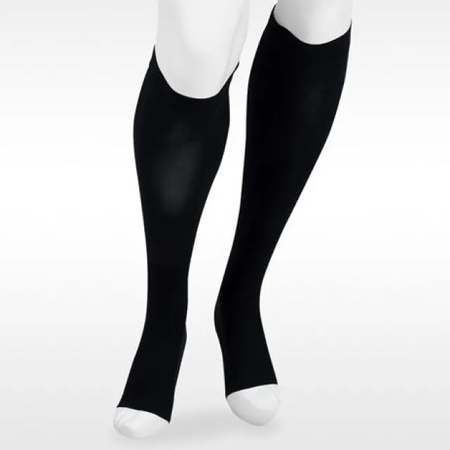 Juzo 6092 Dual Stretch Open Toe Knee Highs 30-40 mmHg