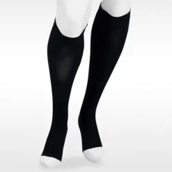 Juzo 6091 Dual Stretch Open Toe Knee Highs 20-30 mmHg