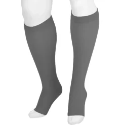Juzo Dynamic 3511 Signature Collection Trend Colors Open Toe Knee Highs w/Silicone Band 3.5cm 20-30 mmHg