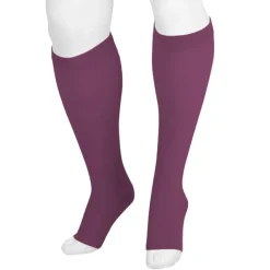 Juzo Dynamic 3511 Signature Collection Trend Colors Open Toe Knee Highs w/Silicone Band 3.5cm 20-30 mmHg