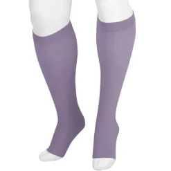 Juzo Dynamic 3511 Signature Collection Trend Colors Open Toe Knee Highs w/Silicone Band 5cm 20-30 mmHg