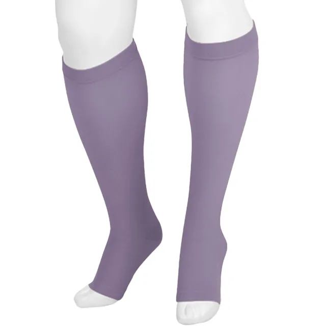 Juzo Dynamic 3511 Signature Collection Trend Colors Open Toe Knee Highs w/Silicone Band 5cm 20-30 mmHg