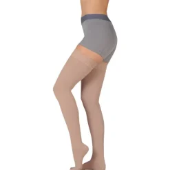 Juzo 3513 Dynamic Soft Open Toe Thigh Highs w/Silicone Border 40-50 mmhg