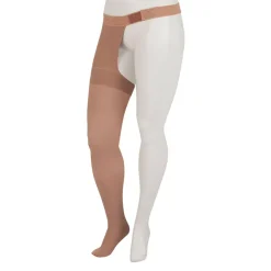 Juzo 3511 Dynamic Soft Thigh High w/Waist Attachment Left 20-30 mmHg