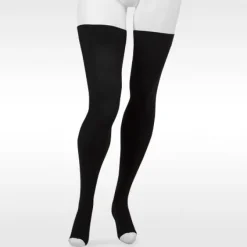 Juzo Move 3611 Open Toe Thigh Highs w/Silicone Band 20-30 mmHg