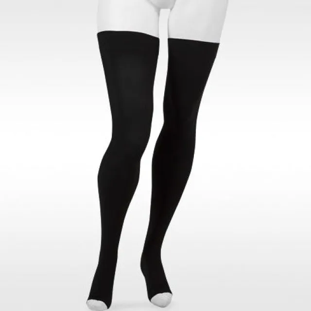 Juzo Move 3611 Open Toe Thigh Highs w/Silicone Band 20-30 mmHg