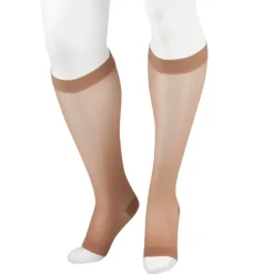 Juzo 2100 Naturally Sheer Open Toe Knee Highs 15-20 mmHg