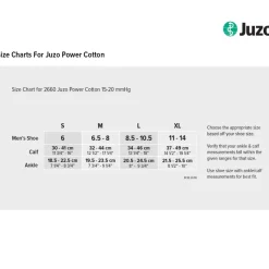 Juzo 2660 Power Cotton Knee High Socks 15-20 mmHg