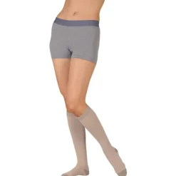 Juzo 2062 Silver Soft Open Toe Knee Highs 30-40 mmHg