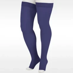 Juzo 2001 Soft Open Toe Thigh Highs w/Silicone Band 20-30 mmHg
