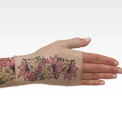 Juzo Soft 2002 Signature Collection Print Tattoo Gauntlet 30-40 mmHg Right