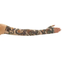 Juzo Soft 2002 Signature Collection Print Japanese Tattoo Armsleeves 30-40 mmHg