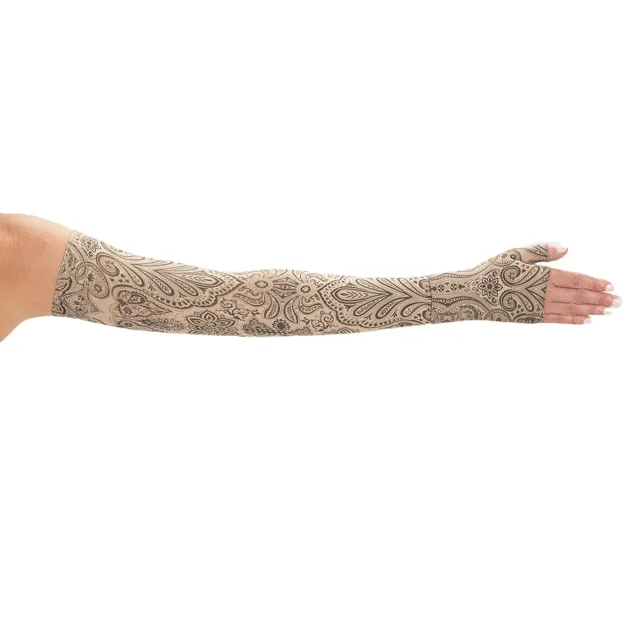 Juzo Soft 2002 Signature Collection Print Paisley Henna Armsleeves 30-40 mmHg