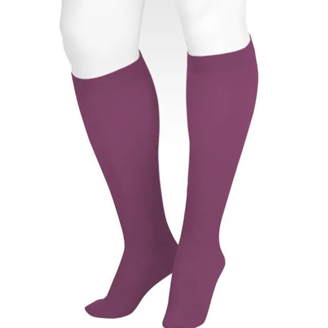 Juzo Soft 2001 Signature Collection Trend Colors Knee Highs w/Silicone Band 20-30 mmHg