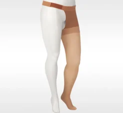 Juzo 2001 Soft Thigh High w/Hip Attachment 20-30 mmHg Left