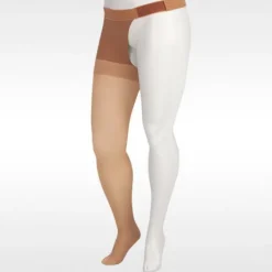 Juzo 2002 Soft Thigh High w/Waist Attachment 30-40 mmHg Right