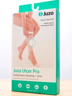 Juzo 6073 Ulcer Pro Knee High w/Liners 40-50 mmHg