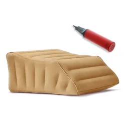 Lounge Doctor Inflatable Travel Leg Rest with Pump