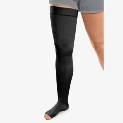 L&R Solaris ExoStrong Thigh High Open Toe w/Silicone Top - 30-40 mmHg