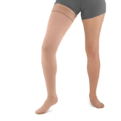 L&R Solaris ExoStrong Thigh High Closed Toe w/Silicone Top - 20-30 mmHg