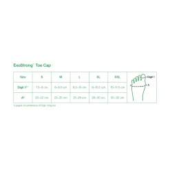 L&R Solaris ExoStrong Toe Cap 15-20 mmHg