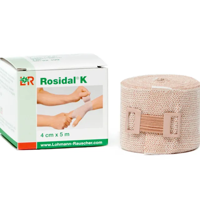 L&R Solaris Rosidal K Short Stretch Compression Bandage Roll