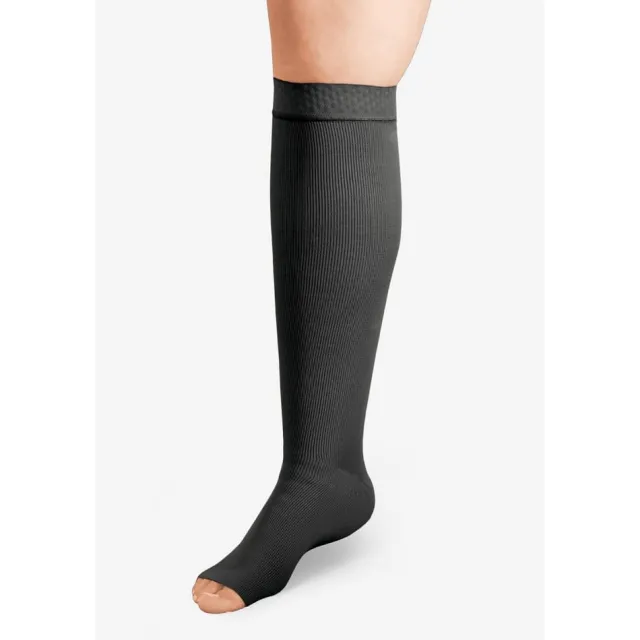 L&R USA (Solaris) ExoStrong Below Knee Open Toe w/Silicone Top 20-30 mmHg