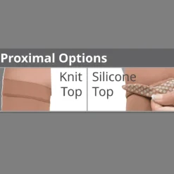 L&R USA (Solaris) ExoStrong Below Knee Open Toe w/Silicone Top 20-30 mmHg