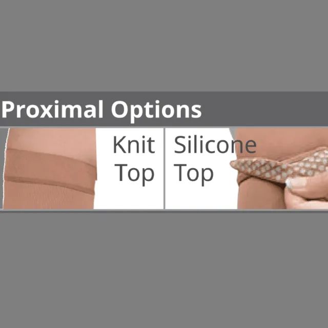 L&R USA (Solaris) ExoStrong Below Knee Open Toe w/Silicone Top 20-30 mmHg