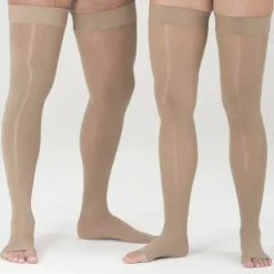Medi Assure Open Toe Thighs w/Silicone Dot Band 30-40 mmHg