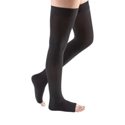Mediven Comfort Open Toe Thigh Highs w/Silicone Dot Band 30-40 mmHg