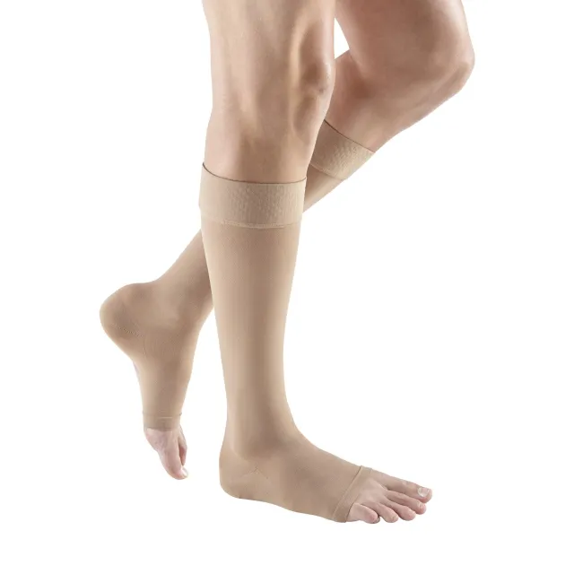 Mediven Plus Open Toe Knee Highs w/Silicone Dot Band 30-40 mmHg