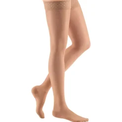 Mediven Sheer & Soft Thigh Highs w/Lace Band 30-40 mmHg