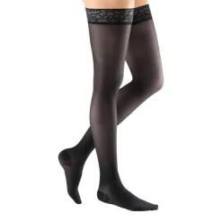 Mediven Sheer & Soft Thigh Highs w/Lace Band 20-30 mmHg