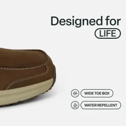 Orthofeet Commander Mens Hands Free Casual Boat Shoe