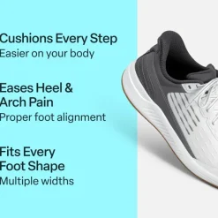 Orthofeet Men's Advantage Pickleball Hands-Free Shoe