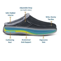 Orthofeet Men's Asheville Slippers