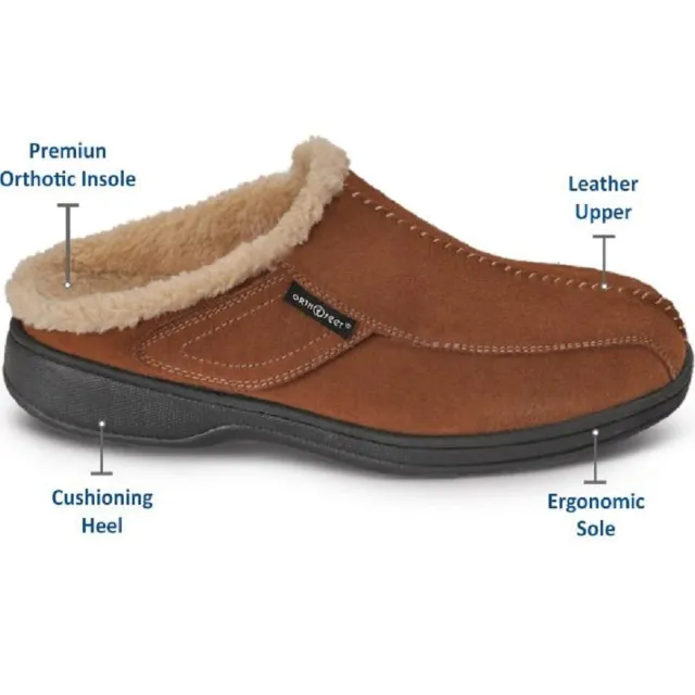 Orthofeet Men's Asheville Slippers
